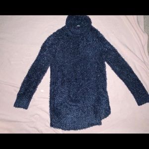 H&M Blue Turtleneck Sweater